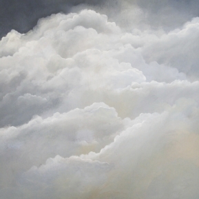Clouds, akryylimaalaus, 55x46cm, yksityisomistuksessa